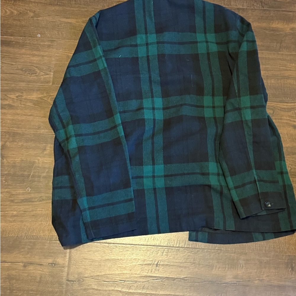 GAP Green and Black Lightweight Shirt Jacket- Barely Worn